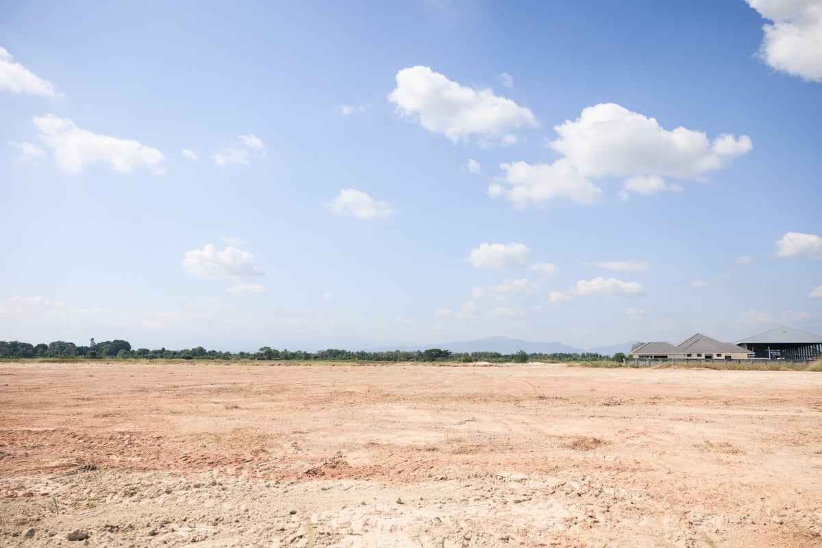 Open vacant land parcel in Miami-Dade County, Florida available for review